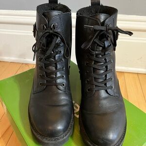 Remonte Black Leather Women's Boots
